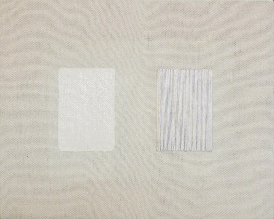 A Blanket of Flowers - Eco-dyed linen and cotton textile quilt - 5 x 4 feet - 2021