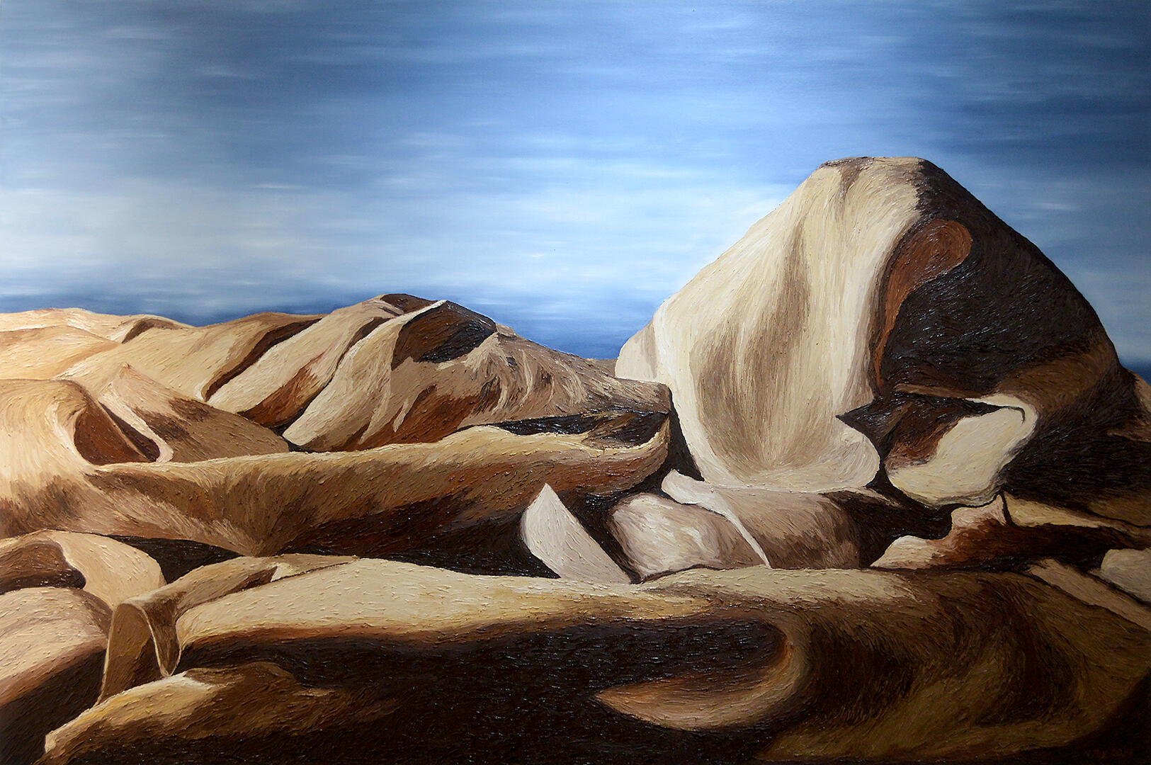 Folds - Oil on canvas - 4 x 6 feet - 2019