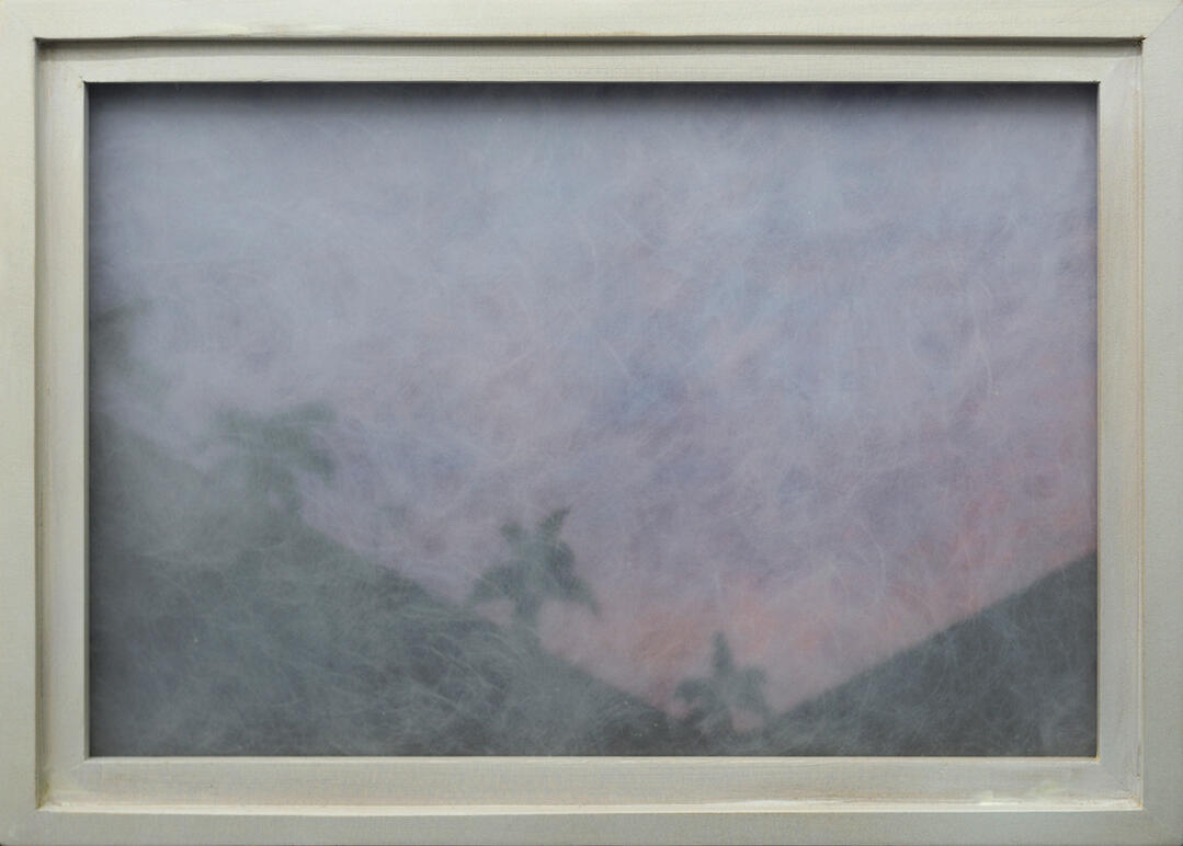 Hazy - Digital photograph, plexiglass - 24.4 x 34.1 cm (FS) - 2016 for "Ghosting", West Gallery (photo courtesy of West Gallery)