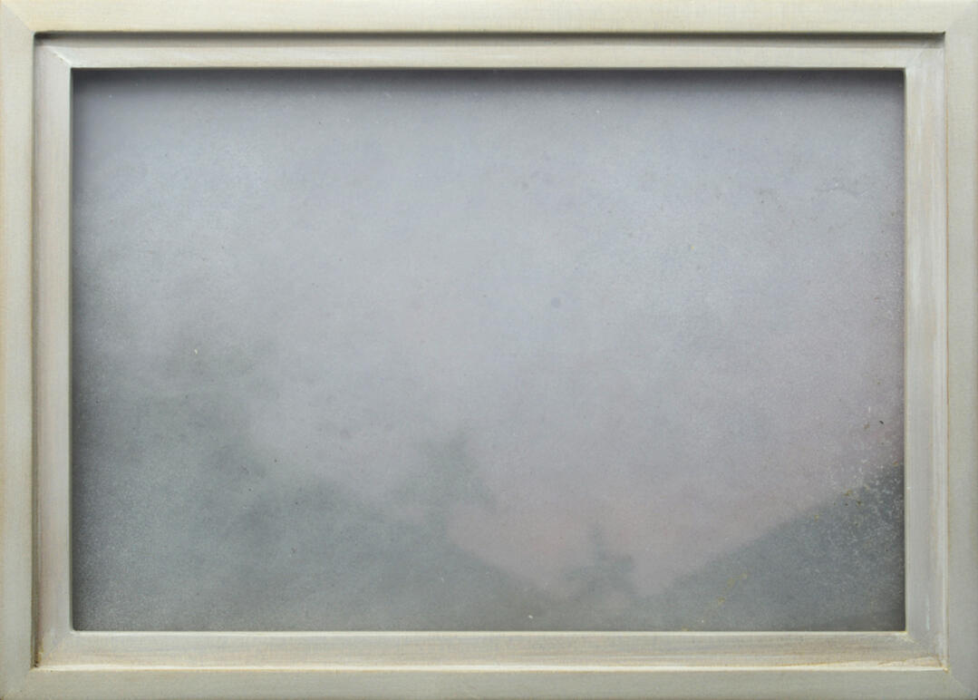Hazy - Digital photograph, plexiglass - 24.4 x 34.1 cm (FS) - 2016 for &quot;Ghosting&quot;, West Gallery (photo courtesy of West Gallery)