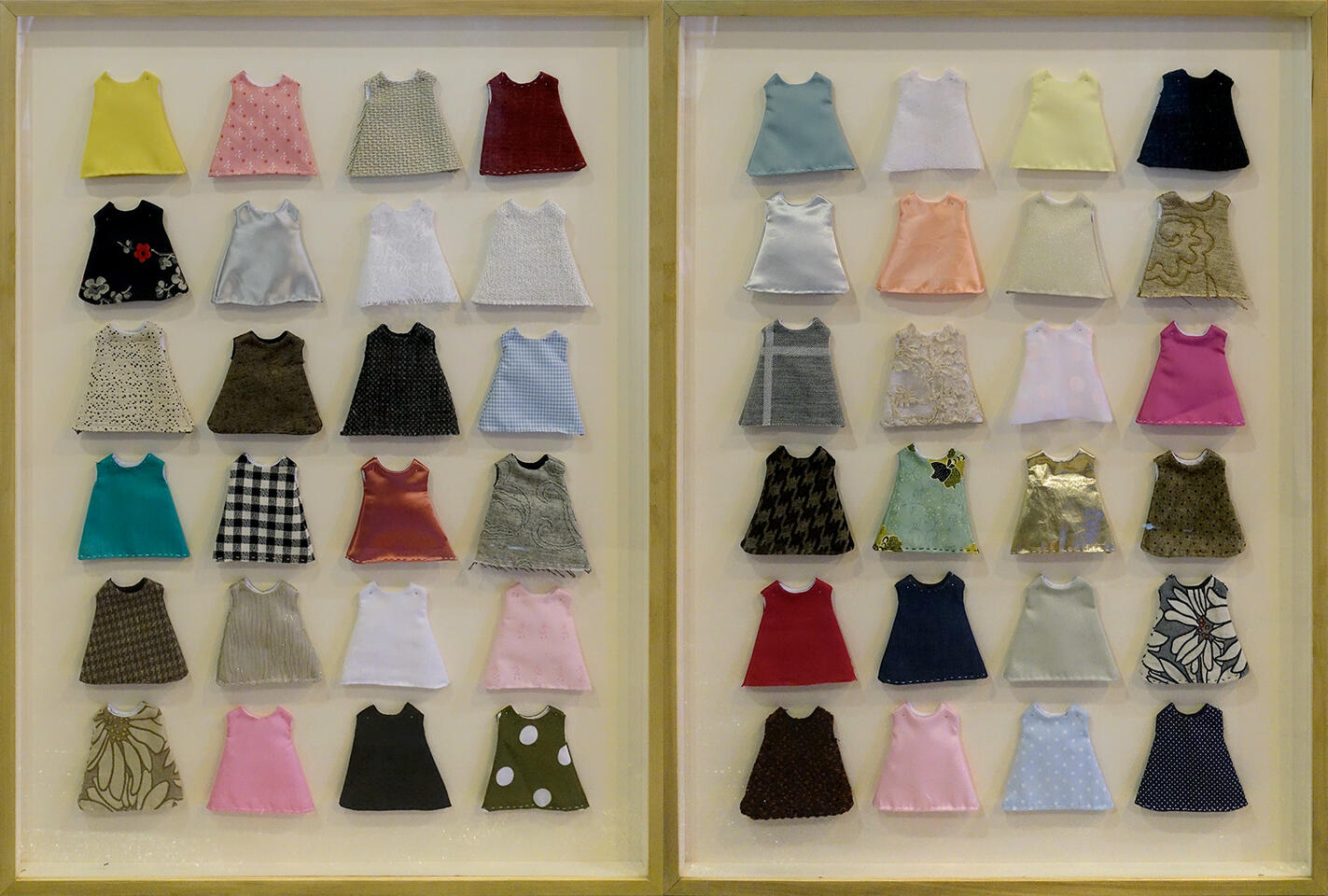 When I Grow Up - Doll dresses - 41 x 30.5 inches (FS) (each) - 2019 for "Impasse", Tin-aw Art Gallery
