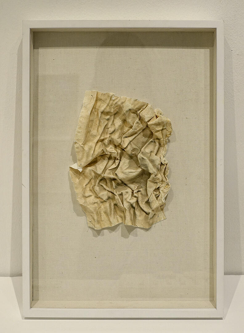 Pretend - Crumpled inkjet print on Hahnemuhle paper - 12.5 x 18.5 inches - 2017 for &quot;Merry Christmas (I Don’t Want To Fight Tonight)&quot;, Underground