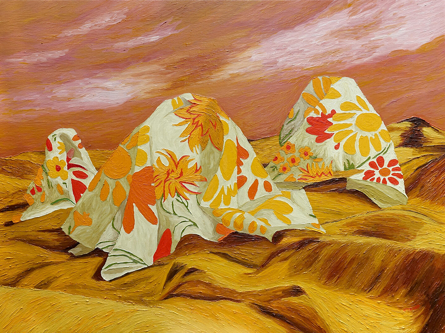 Sunshine - Oil on canvas - 3 x 4 feet - 2022