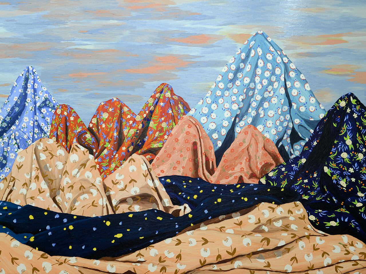 A time to break down, And a time to speak - Oil on cavnas - 6 x 8 feet - 2022