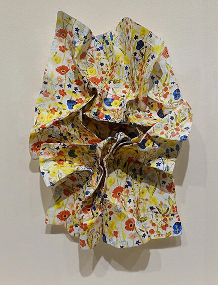 Secret Garden - Crumpled print - 18 x 14 inches (FS) - 2023