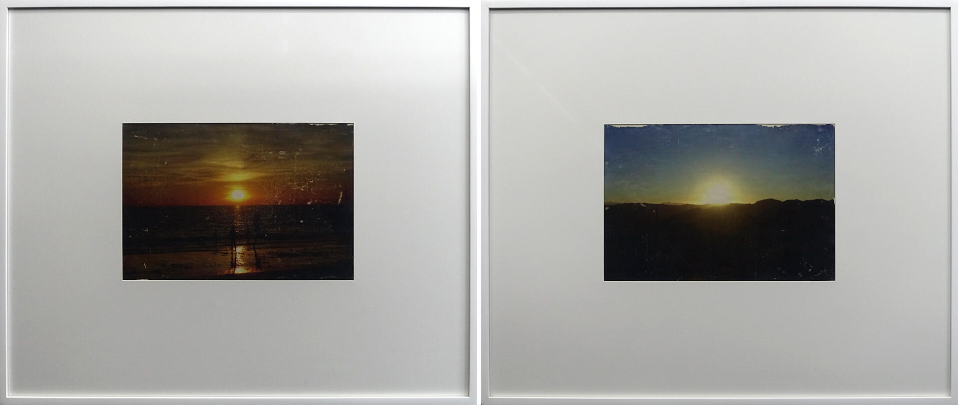 So the evening and the morning... - Photo transfer on linen - 11 x 17 inches 27 x 32 inches - 2025